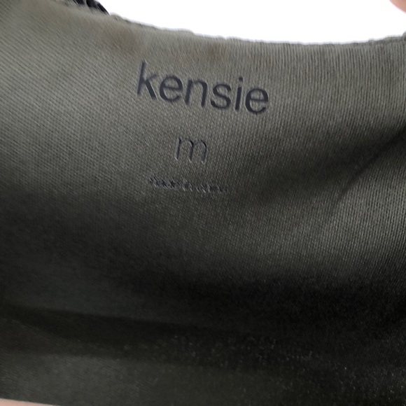 🐢Kensie Green Floral Print Ruffle Casual Dress M - Picture 6 of 8